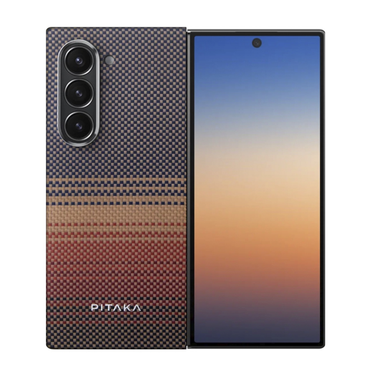 Husa de protectie Pitaka MagEZ 5 600D Sunset Ultra Slim Samsung Galaxy Z Fold 6, Sunset