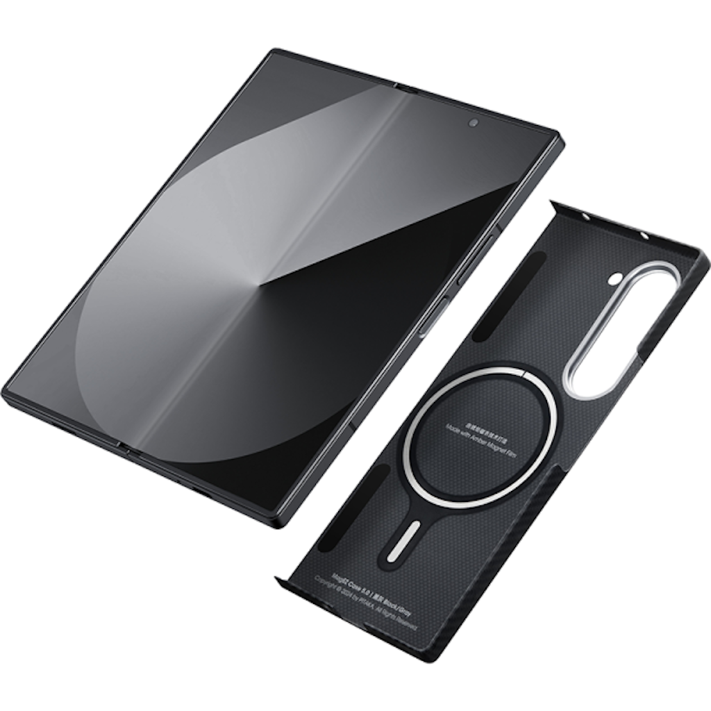 Husa de protectie Pitaka MagEZ 5 600D Ultra Slim Samsung Galaxy Z Fold 6, Negru/Gri