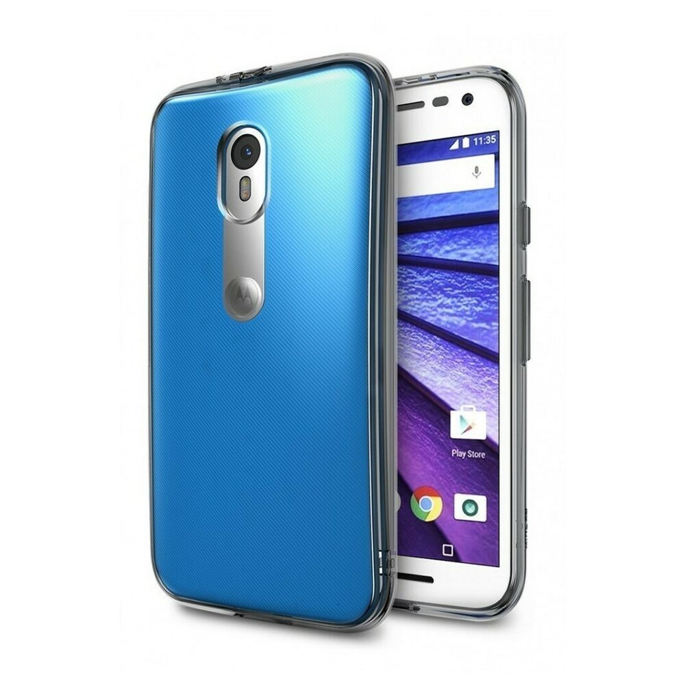 Husa Moto G 2015 Ringke FUSION SMOKE BLACK