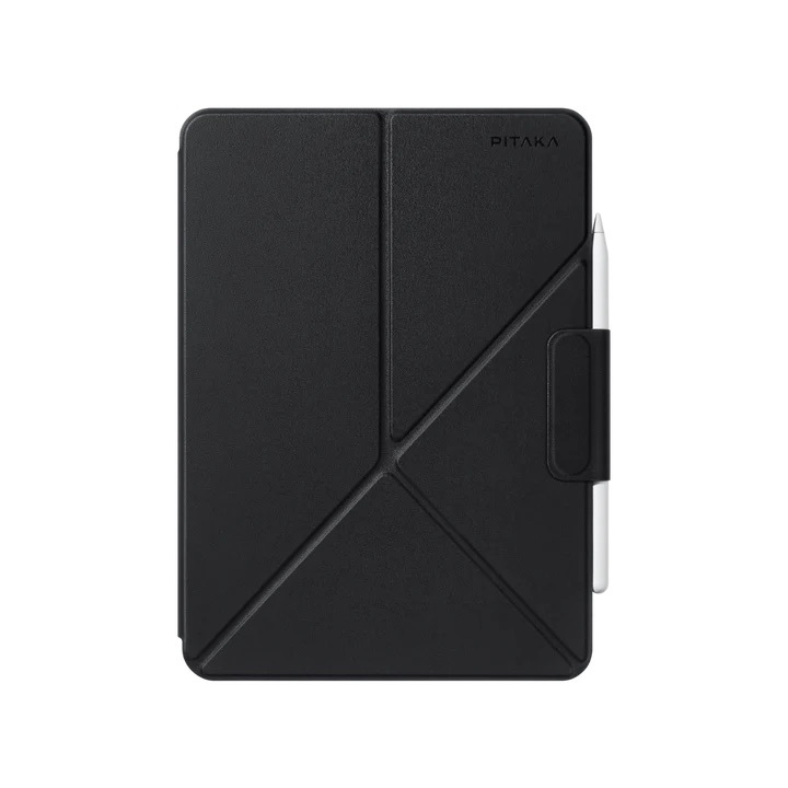 Husa de protectie Pitaka iPad Pro 11 2024 MagEZ Folio 2, Negru/Gri