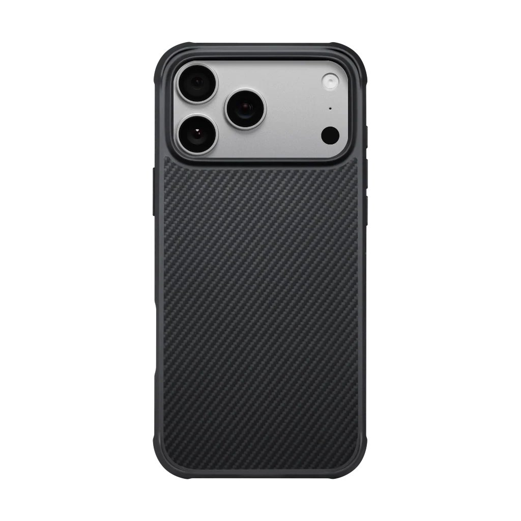 Husa Pitaka pentru iPhone 17 Pro Aramid ProGuard 600D, Negru/Gri