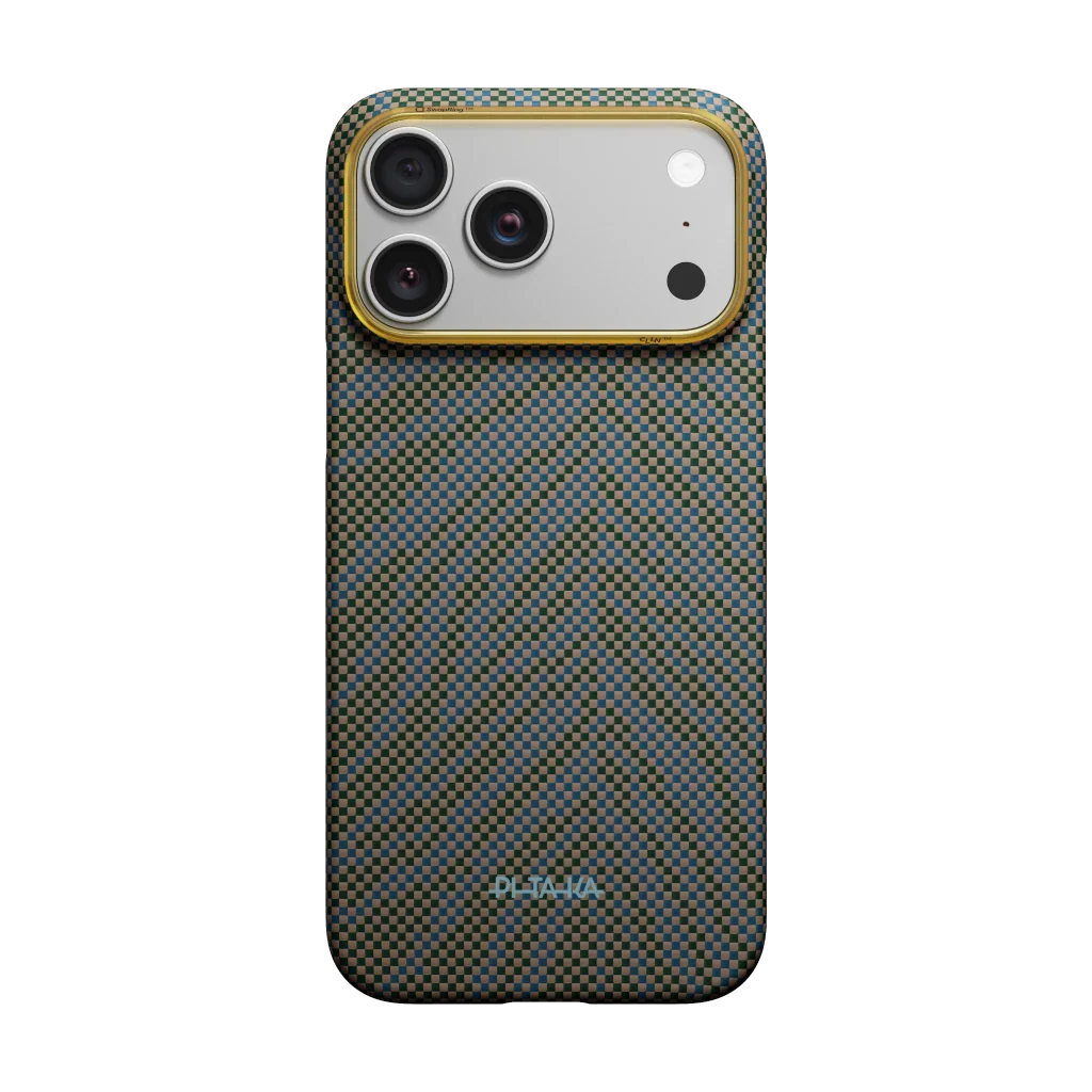 Husa Pitaka pentru iPhone 17 Pro Max, Breath of Veins, Edge Case, Dive Green