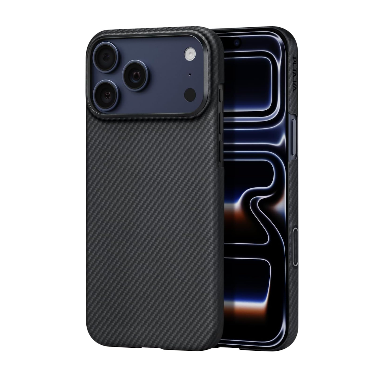 Husa Pitaka pentru iPhone 17 Pro Max, MagEZ 7 600D, Ultra-Slim, MagSafe, Negru/Gri