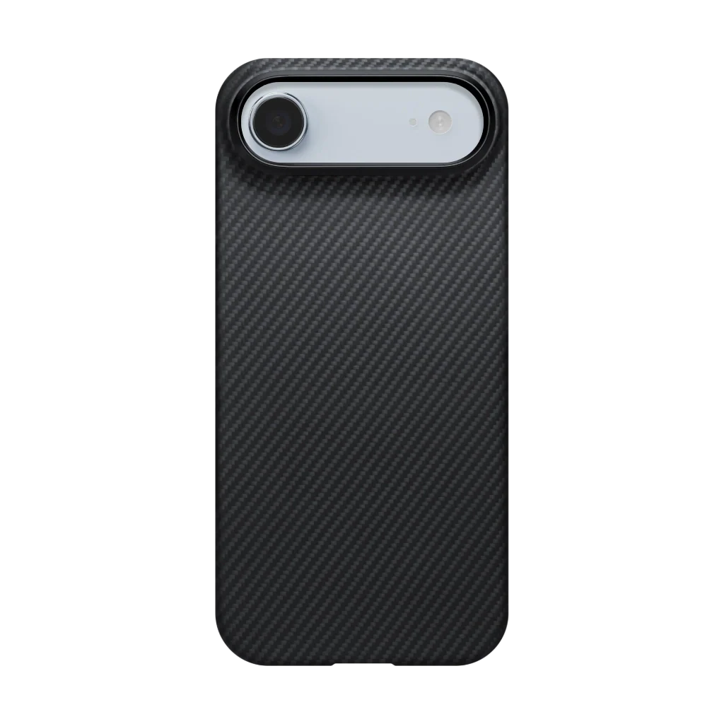 Husa Pitaka pentru iPhone 17 Air MagEZ 7, MagSafe, Ultra-Slim, Negru/Gri