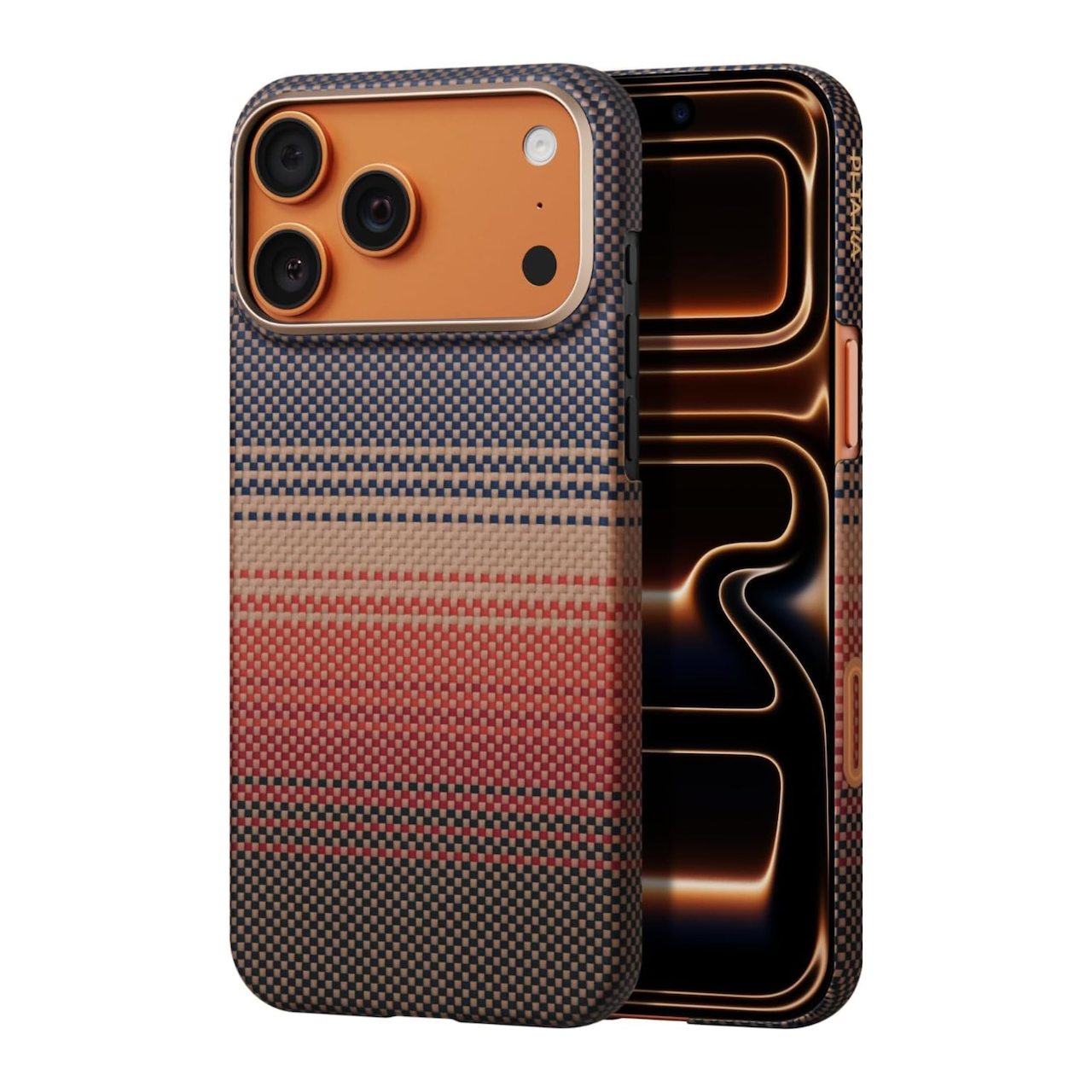 Husa Pitaka pentru iPhone 17 Pro, MagEZ 7 Pro, 600D, Ultra-Slim, Sunset