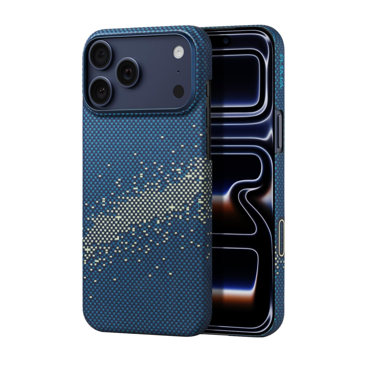 Husa Pitaka StarPeak pentru iPhone 17 Pro Max, MagEz 7, Ultra-Slim, Milky Way Galaxy