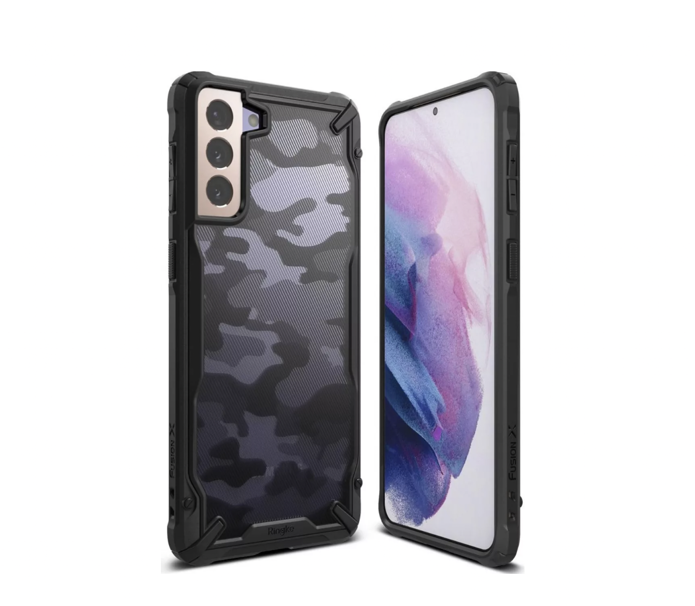 Husa Ringke Samsung Galaxy S21 Plus fusion x design camo black