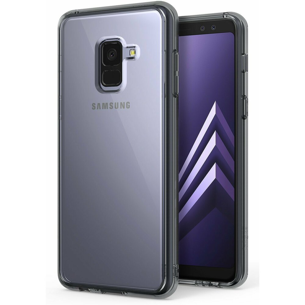 Husa Samsung Galaxy A8 Plus 2018 Ringke SMOKE BLACK