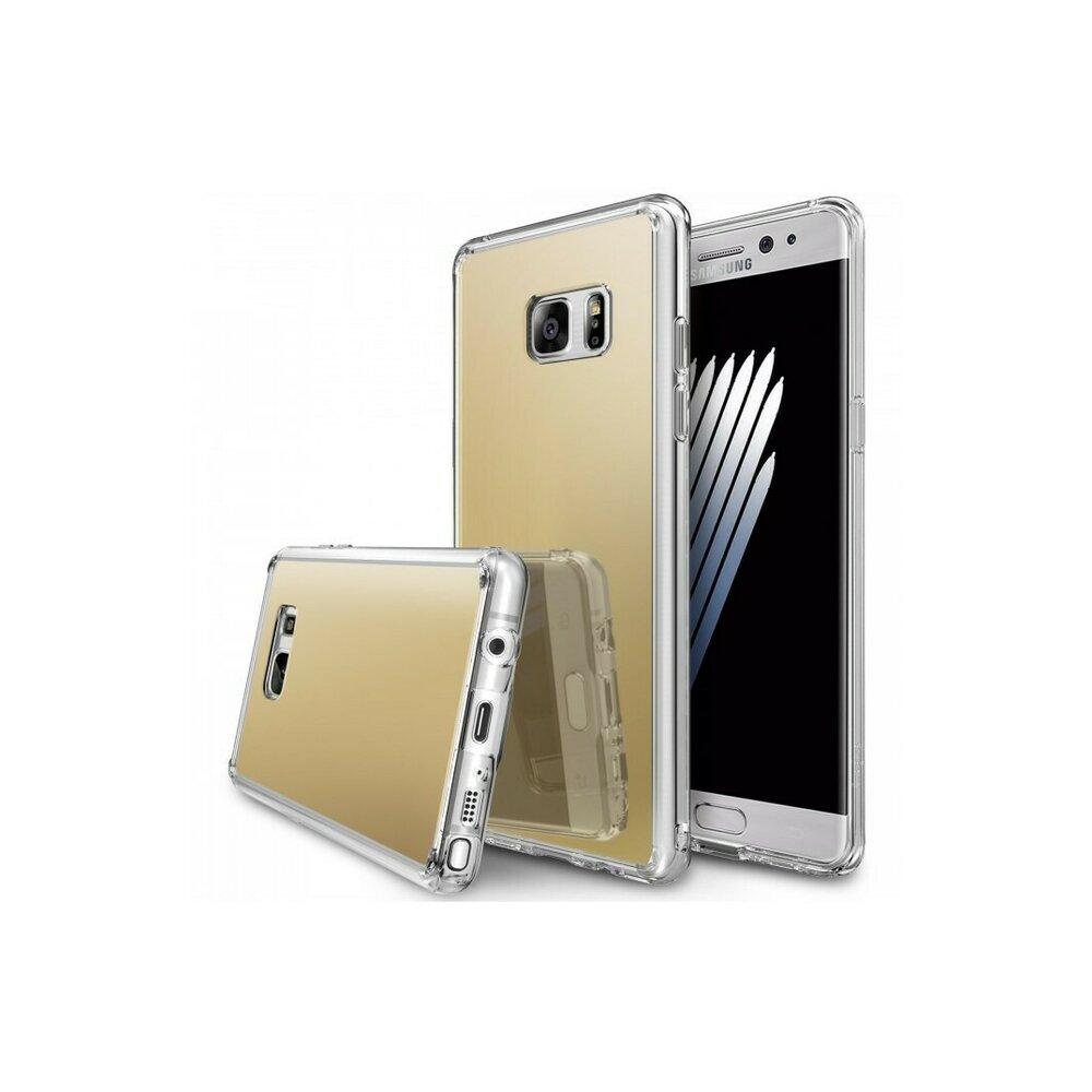 Husa Samsung Galaxy Note 7 Fan Edition Ringke MIRROR ROYAL GOLD + BONUS folie protectie display Ringke