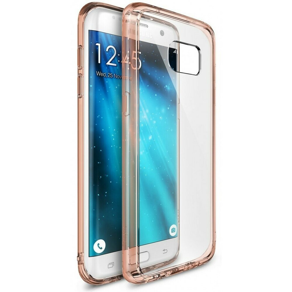 Husa Samsung Galaxy S7 Edge Ringke FUSION ROSE GOLD