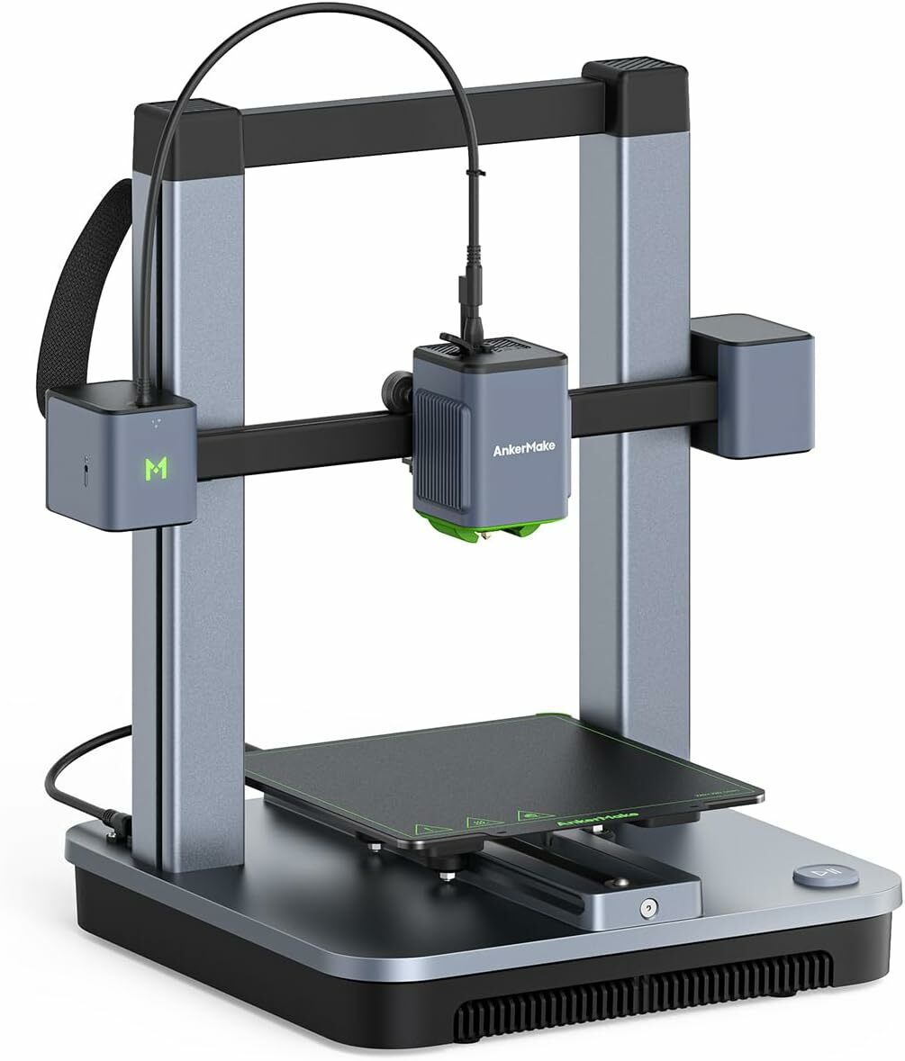 Imprimanta 3D AnkerMake M5C, cu filament, ultra-rapida, 500 mm/s, 7×7 Auto-Leveling