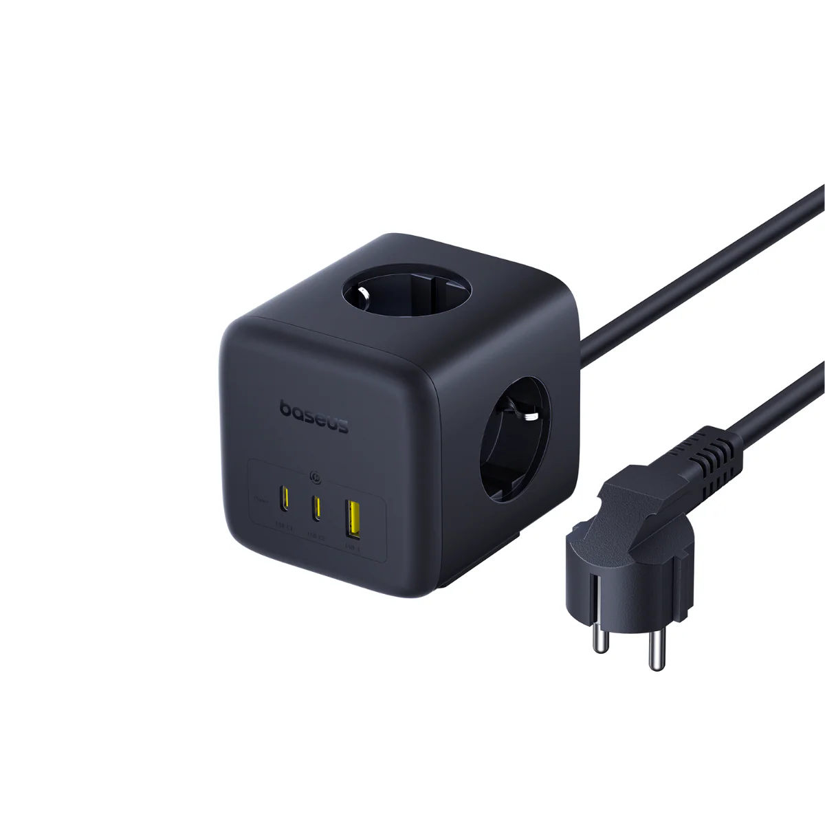 Incarcator de retea tip prelungitor Baseus EnerFill FA11, 6-in-1 Charging Station, 67W, Negru