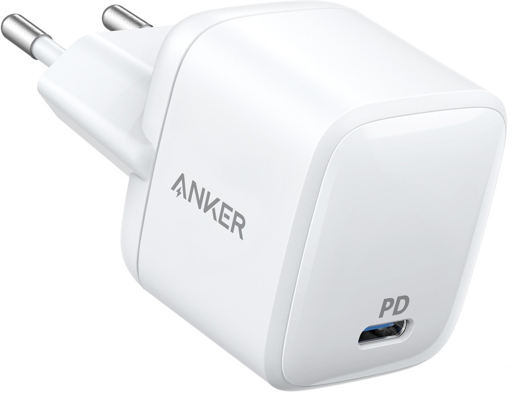 Incarcator retea Anker PowerPort Atom PD 1 30W USB-C Power Delivery, Alb