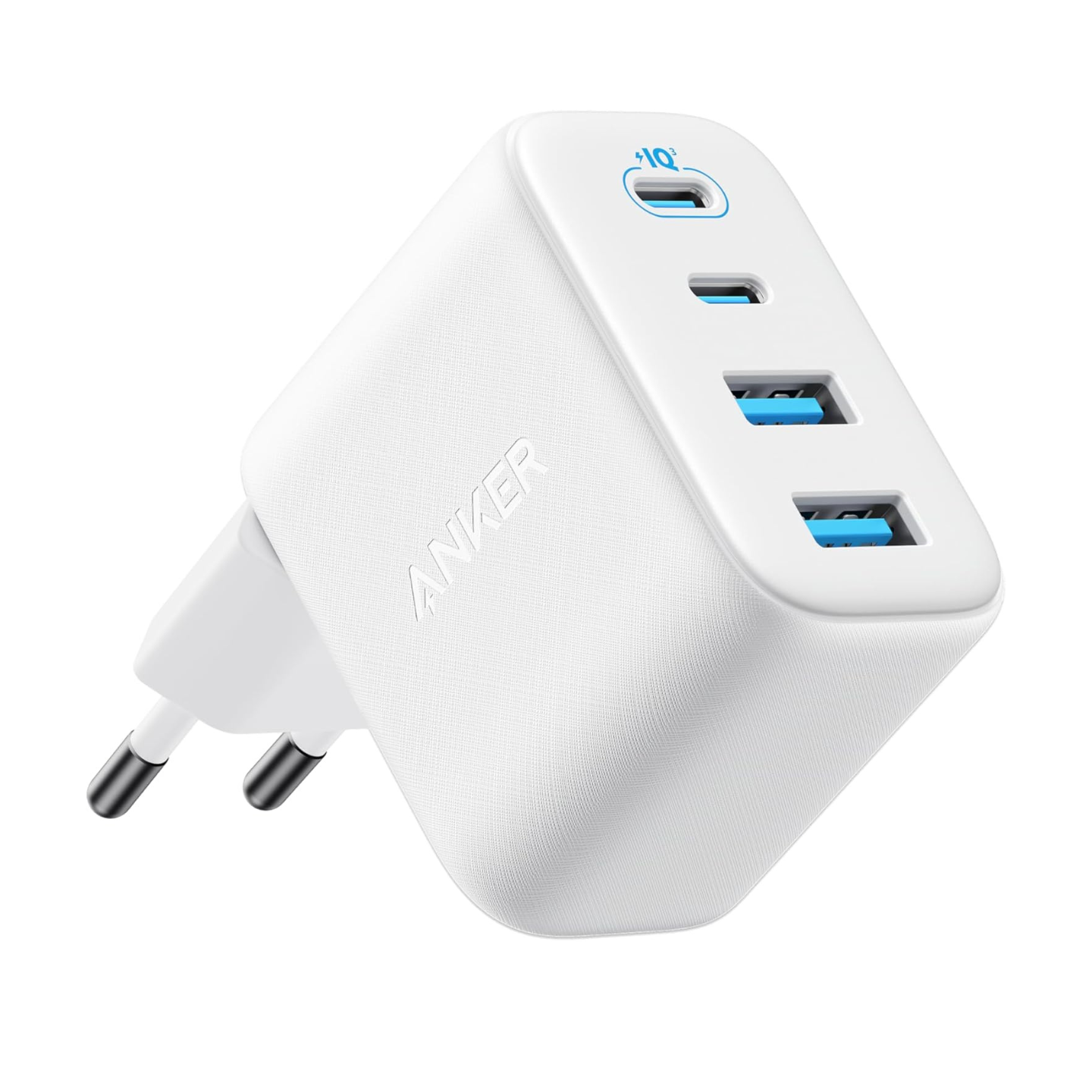 Incarcator retea Anker Zolo 50W, 2x USB-C, 2x USB-A, Fast Charging, Alb