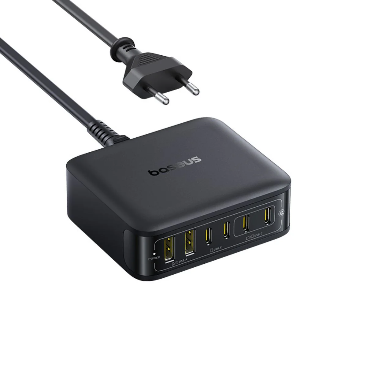 Incarcator retea Baseus EnerFill FH21 QC 4xUSB-C, 2xUSB, 120W, Negru