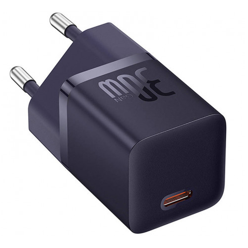 Incarcator retea Baseus GaN5 Mini, 30W, USB-C, Fast Charger, Violet