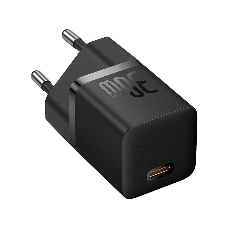 Incarcator retea Baseus GaN5S 30W, 3A, 1xUSB-C, Negru