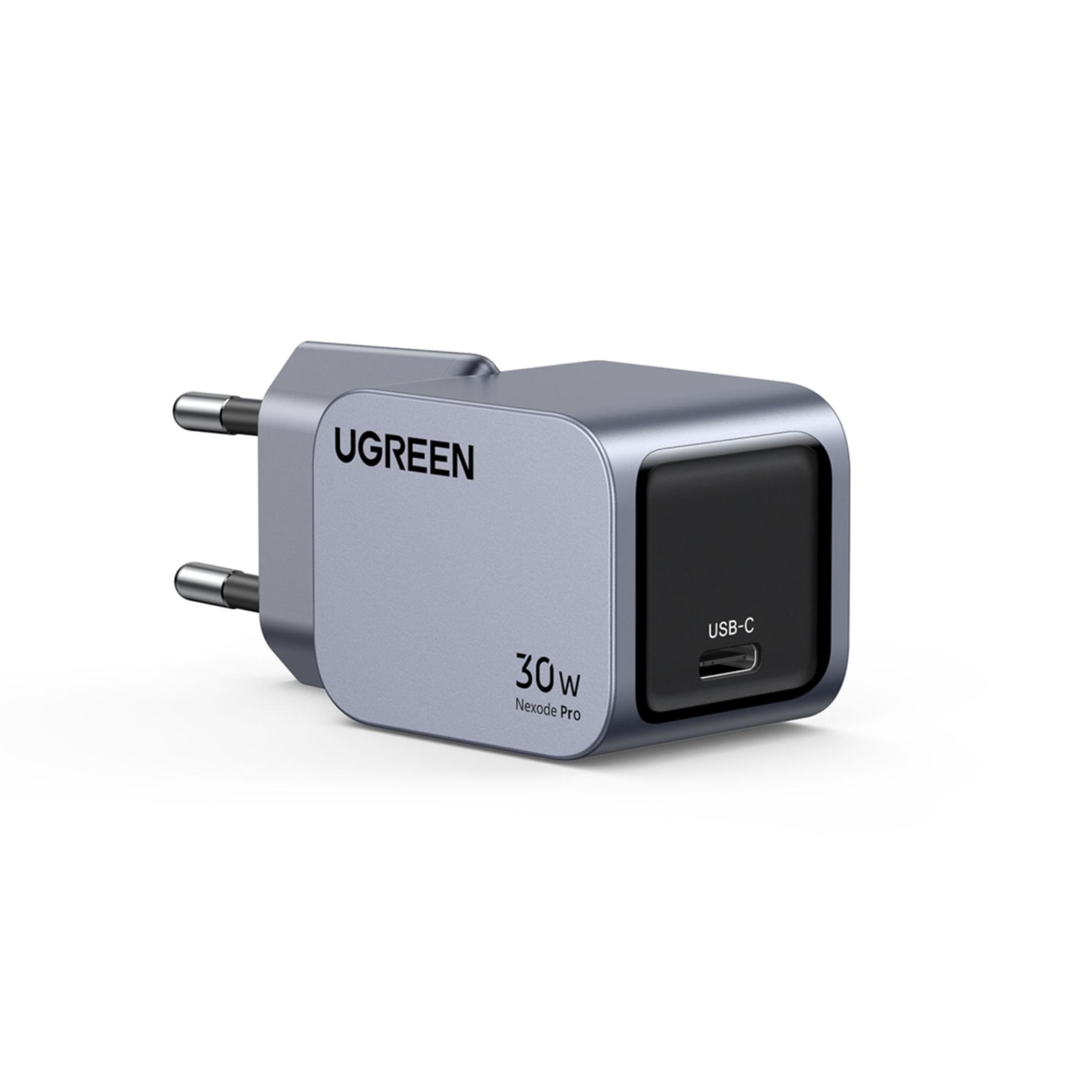 Incarcator retea Ugreen Nexode Pro, 30W, USB-C GaN Fast Charger, Gri