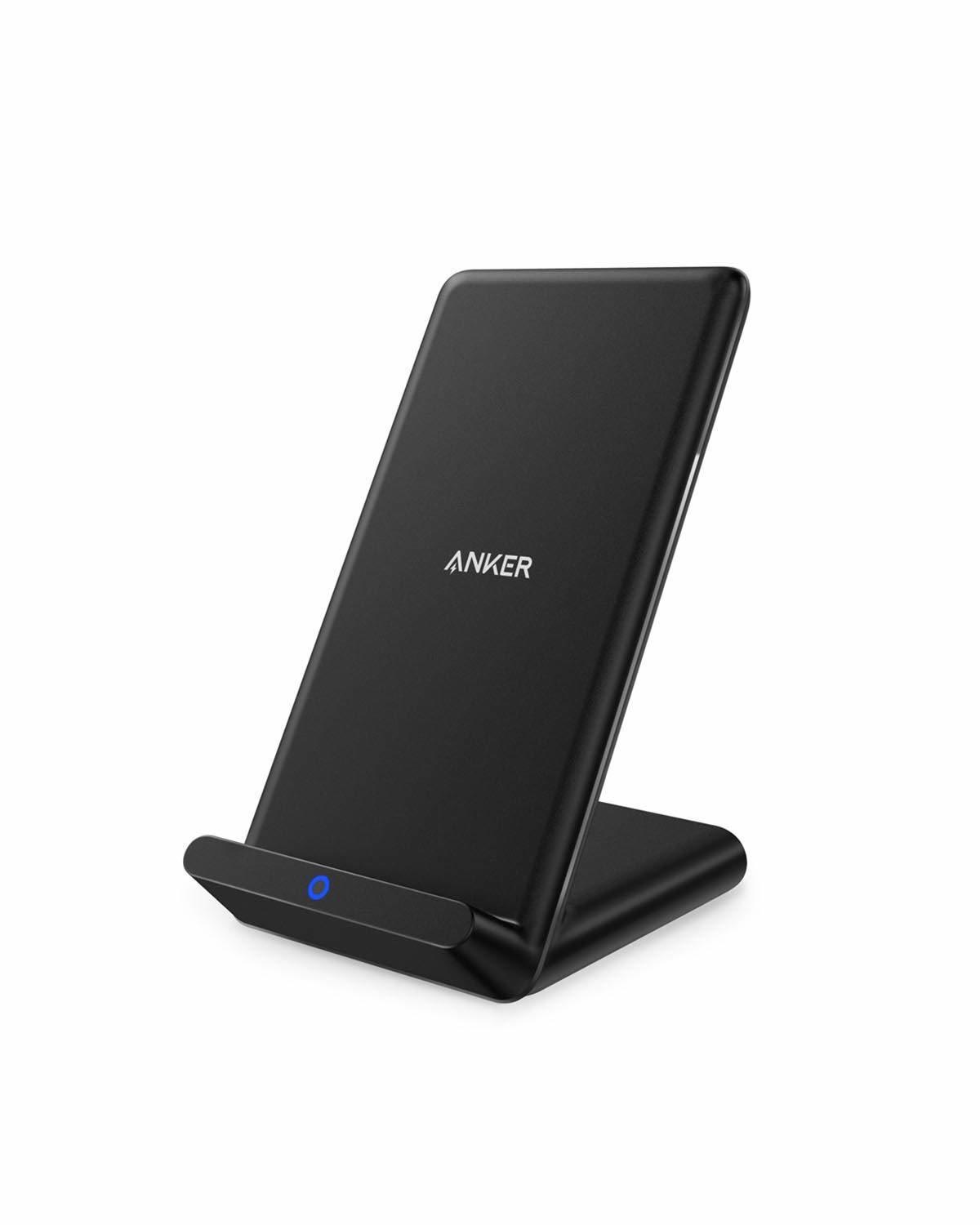 Incarcator universal wireless QI Anker PowerPort Stand 5W, Negru