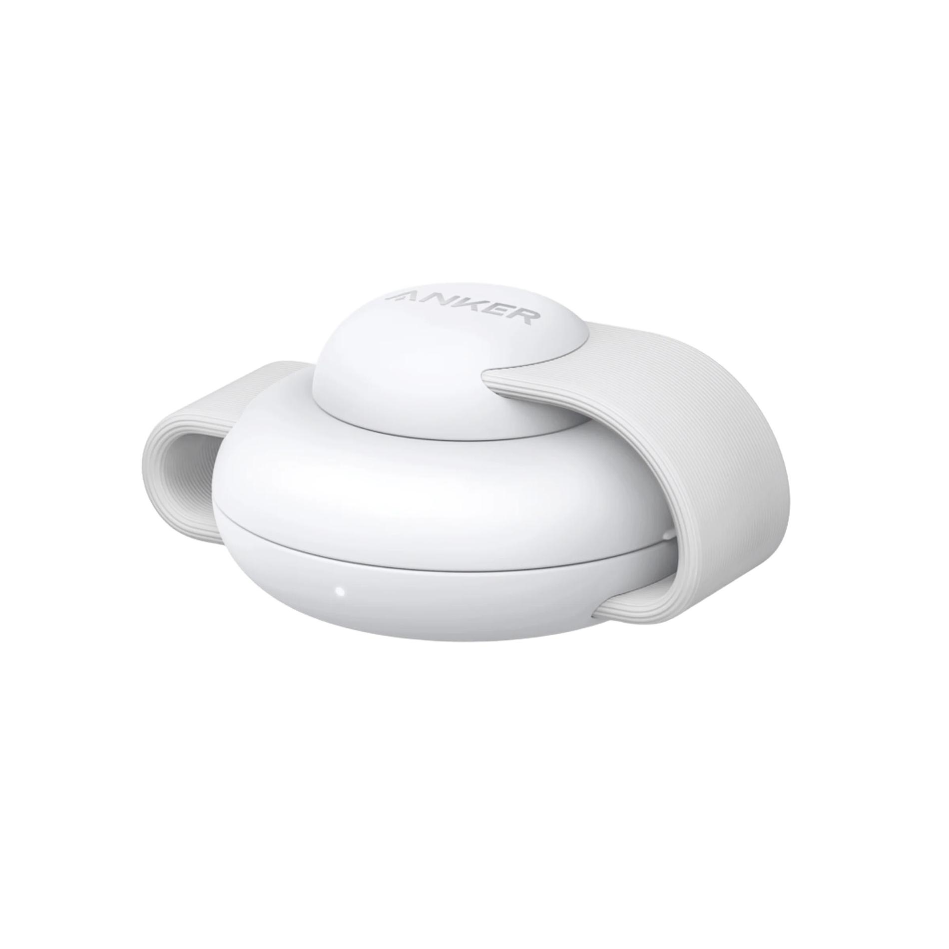 Incarcator wireless Anker MagGo 3-in-1, MagSafe Qi2, 15W, pliabil, pentru iPhone 15/16, AirPods, Apple Watch, Alb