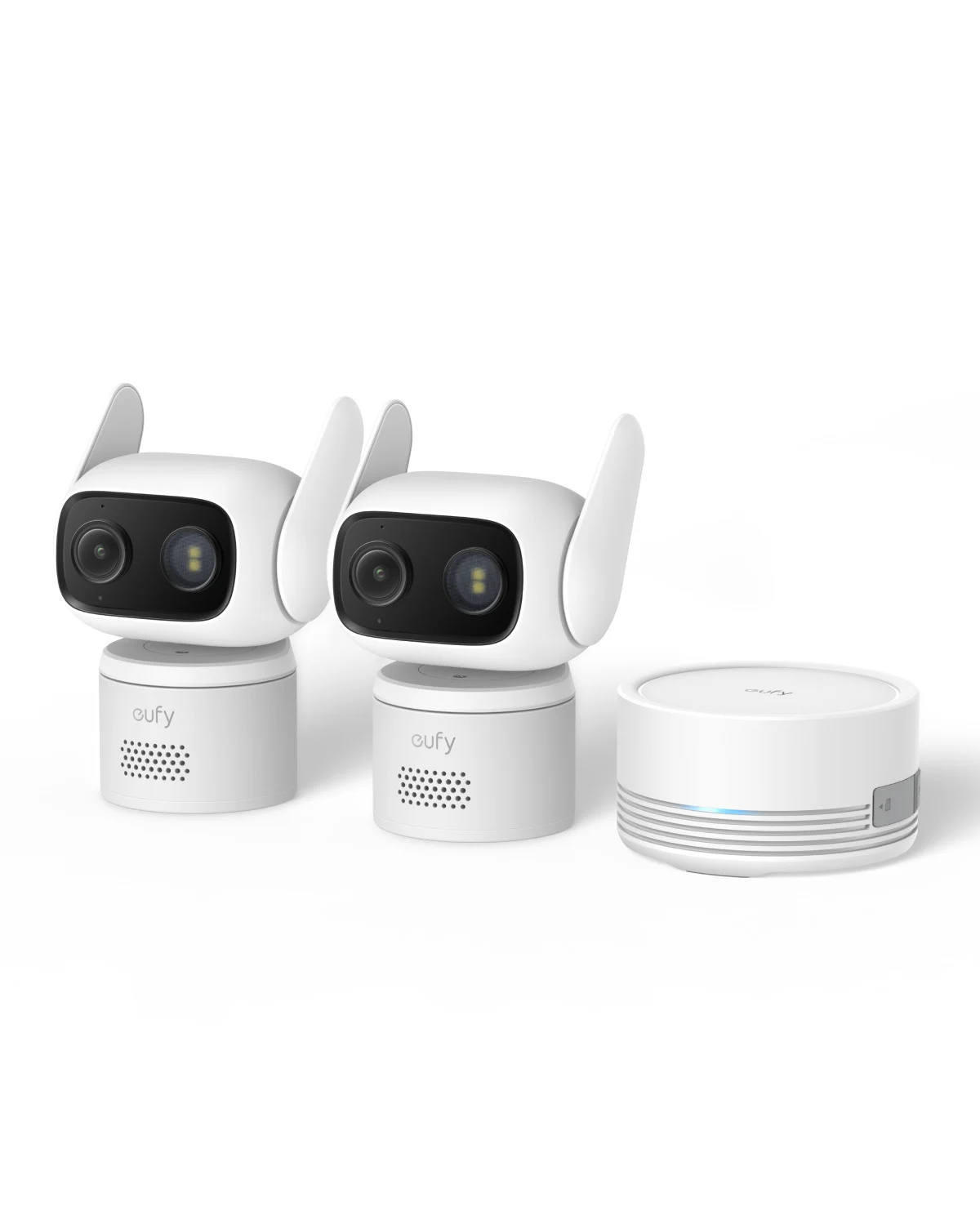Kit supraveghere video cu fir eufyCam set HomeBase Mini + 2 camere C31 Full HD Pan-Tilt