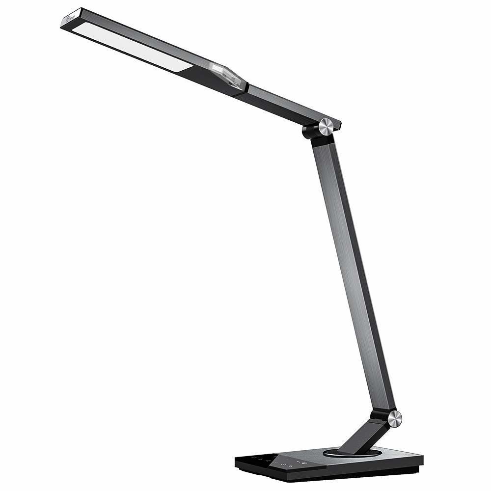 Lampa de birou cu LED TaoTronics TT-DL16 LED cu port incarcare USB si protectie pentru ochi, Gri