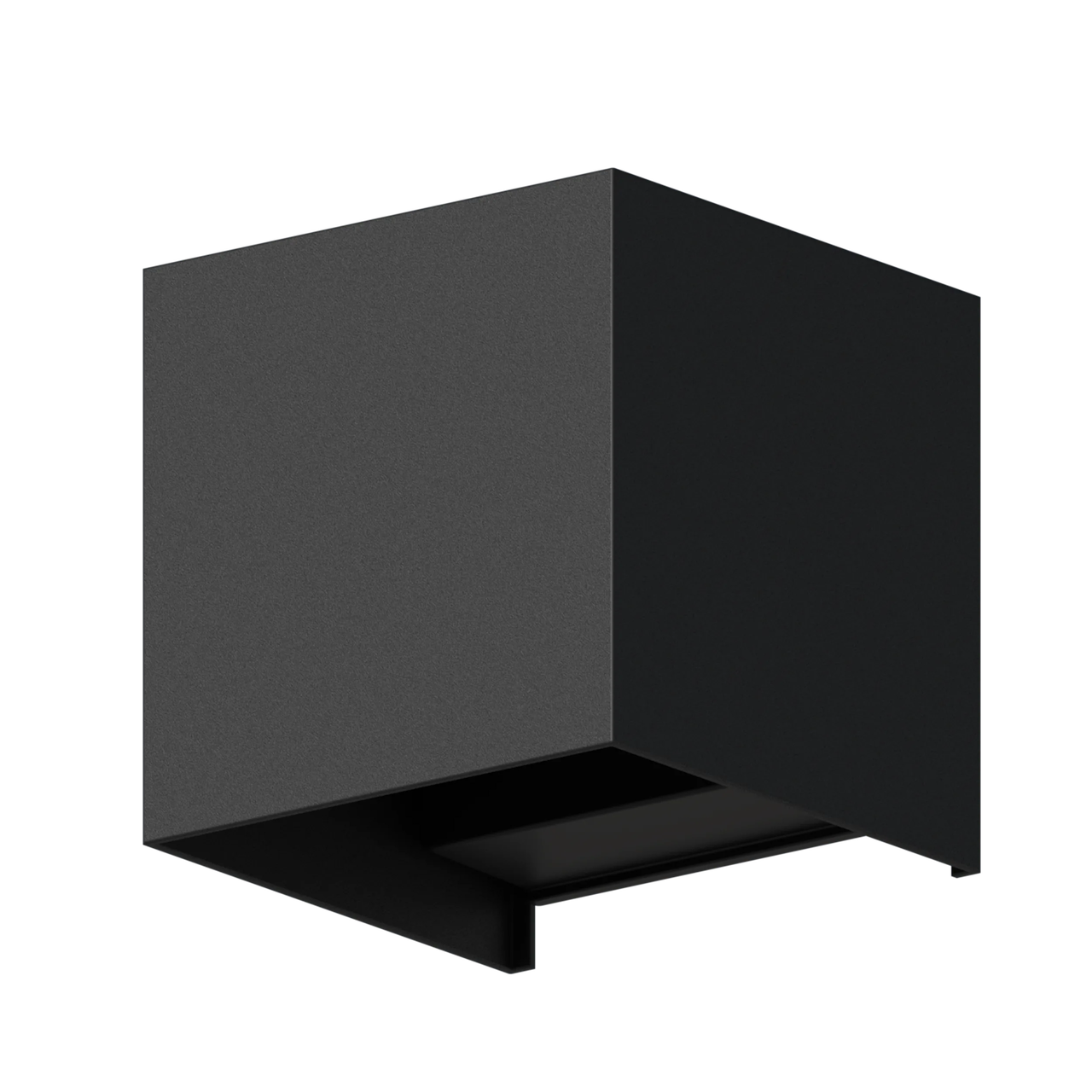 Lampa de perete de exterior LED Calex Bari Up & Down, lumina alba calda, 7W, IP54, Negru