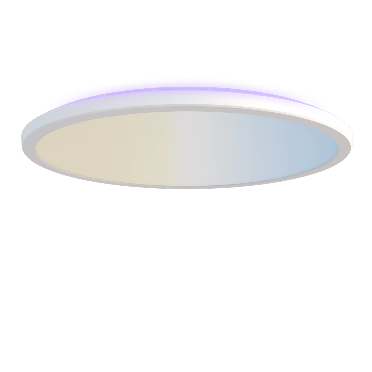 Lampa de plafon LED Calex Smart Halo, 40cm, RGB, lumina alba calda, 25W, plastic, IP20, clasa D, Alb