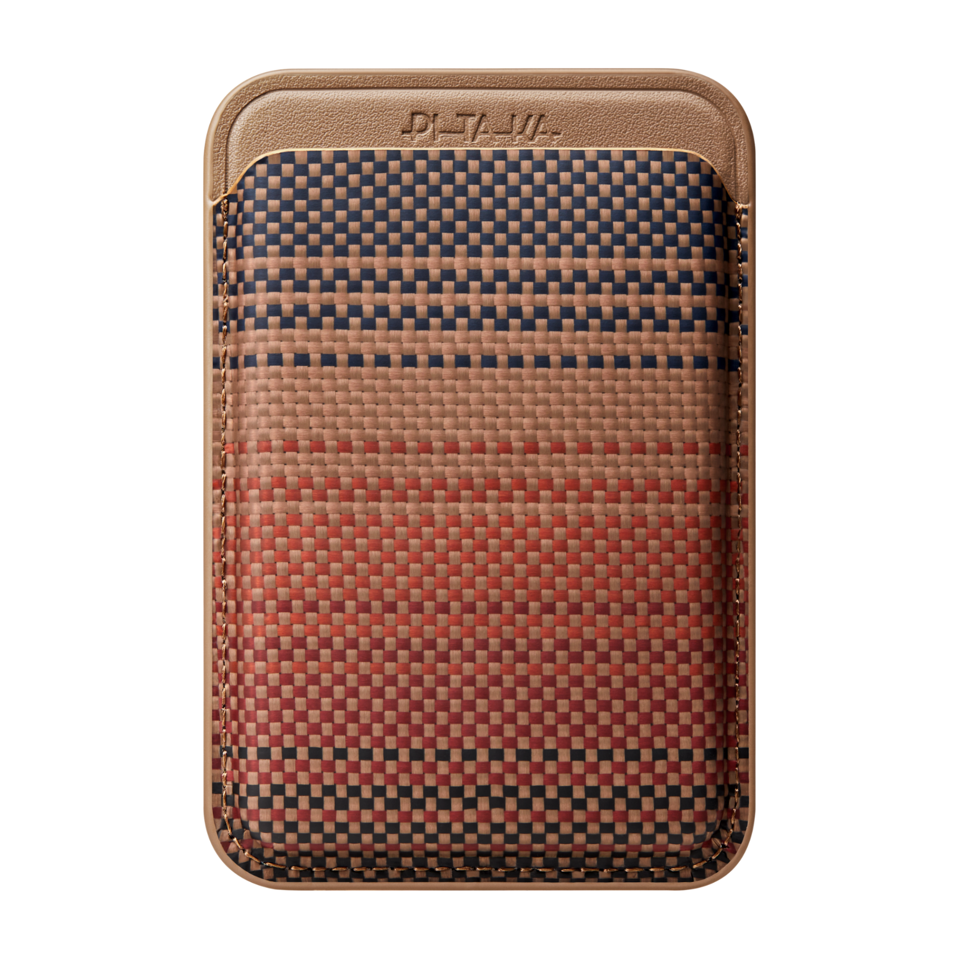 Portofel Pitaka MagSafe Woven, Fibra de Aramida, Sunset