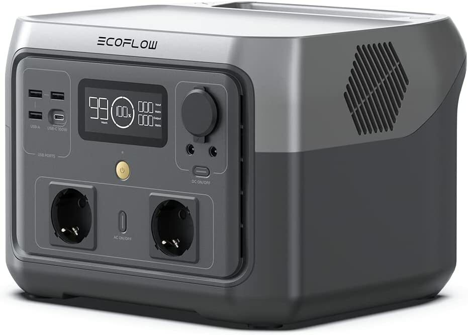 Power Station EcoFlow River 2 Max, 512 Wh, 1000W