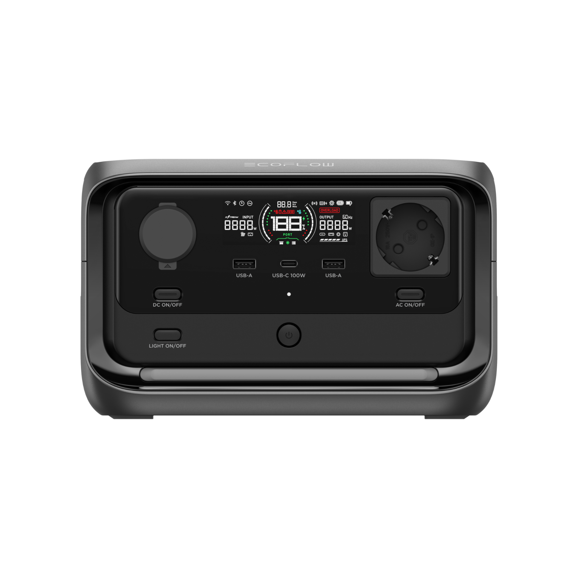 Power Station EcoFlow River 3 Plus, 286 Wh, 600W