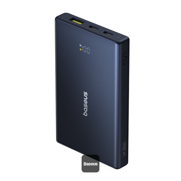 Baterie externa Baseus PicoGo Digital Display 10000mAh, 20W, cablu USB-C inclus, 3A, Negru