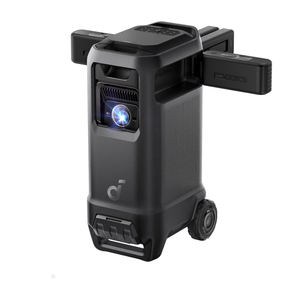 Proiector video Anker Nebula X1 Pro, Triple Laser 4K, 3500 ANSI Lumeni, 7.1.4 Spatial Sound, Official Dolby Atmos, Optical Zoom, IP43, Negru/Gri