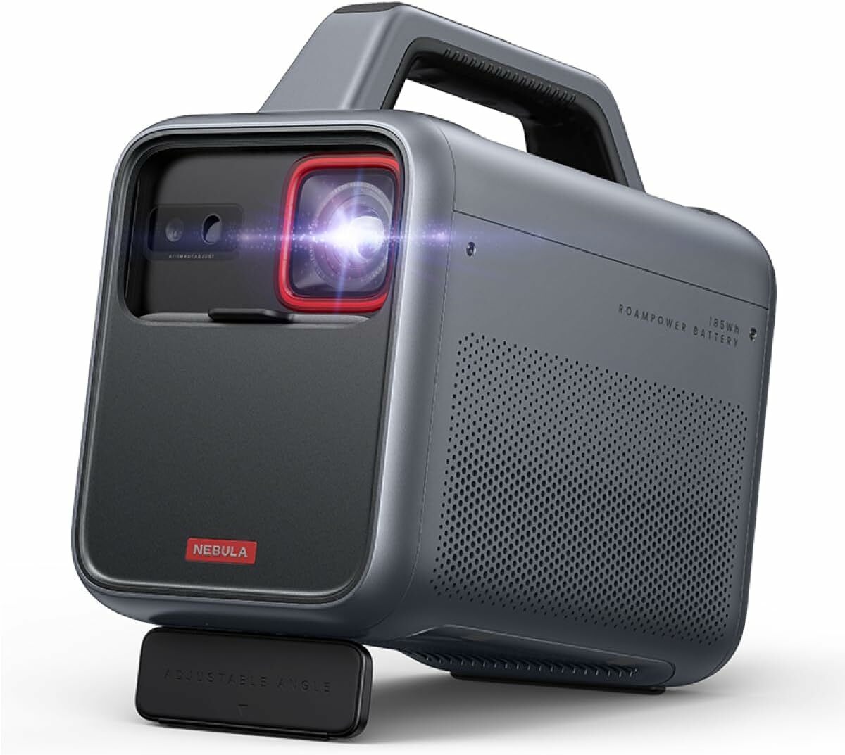 Proiector video portabil smart Anker Nebula Mars 3, 4K, 1000 ANSI Lumens, Android TV 11, AI, IPX3, Negru