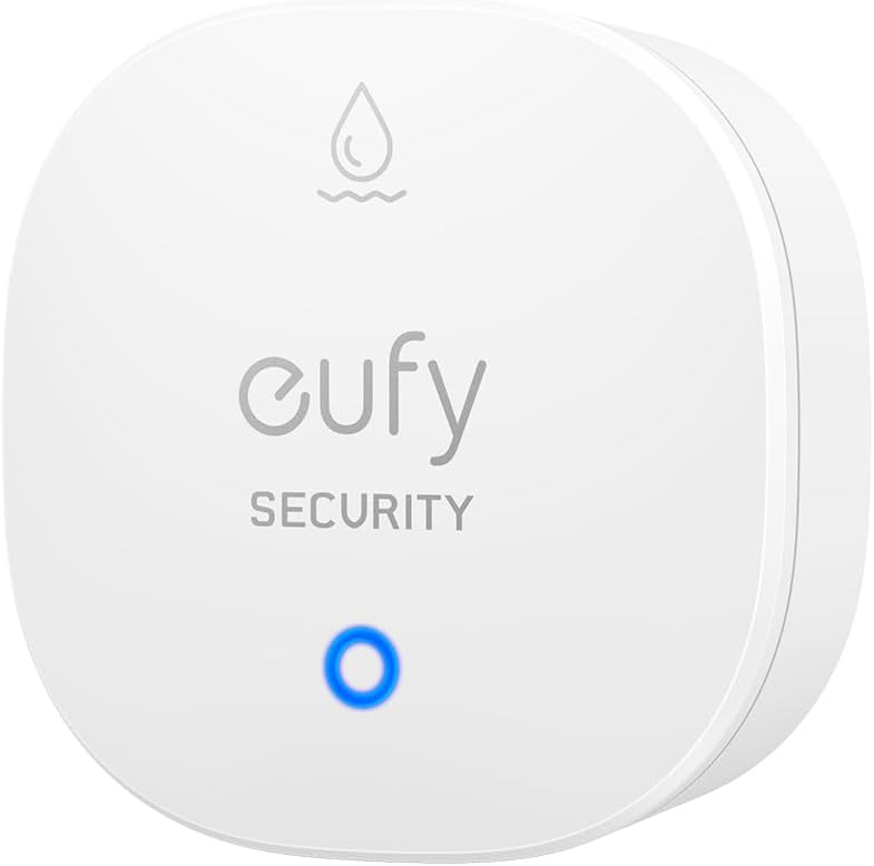 Senzor smart de apa si inghet Eufy, alb
