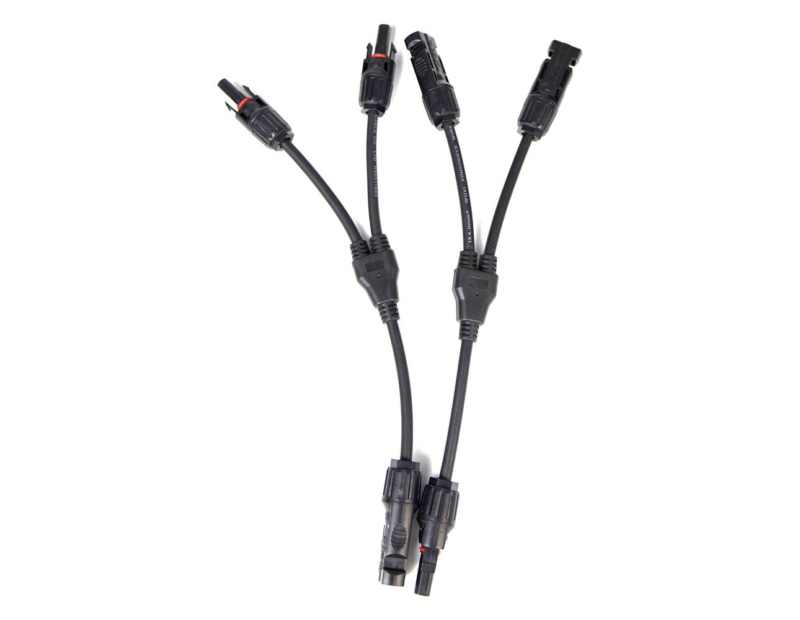 Cablu EcoFlow pentru conexiune paralela Panouri Solare MC4, 0.3m, set 2 buc