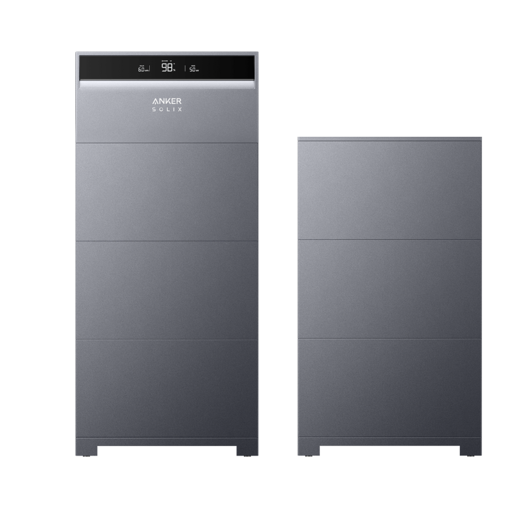 Sistem premium stocare energie solara Anker Solix X1 All-In-One, cu Invertor monofazat, Design modular, Rezistent la conditii meteo extreme 5 kW 30 kWh