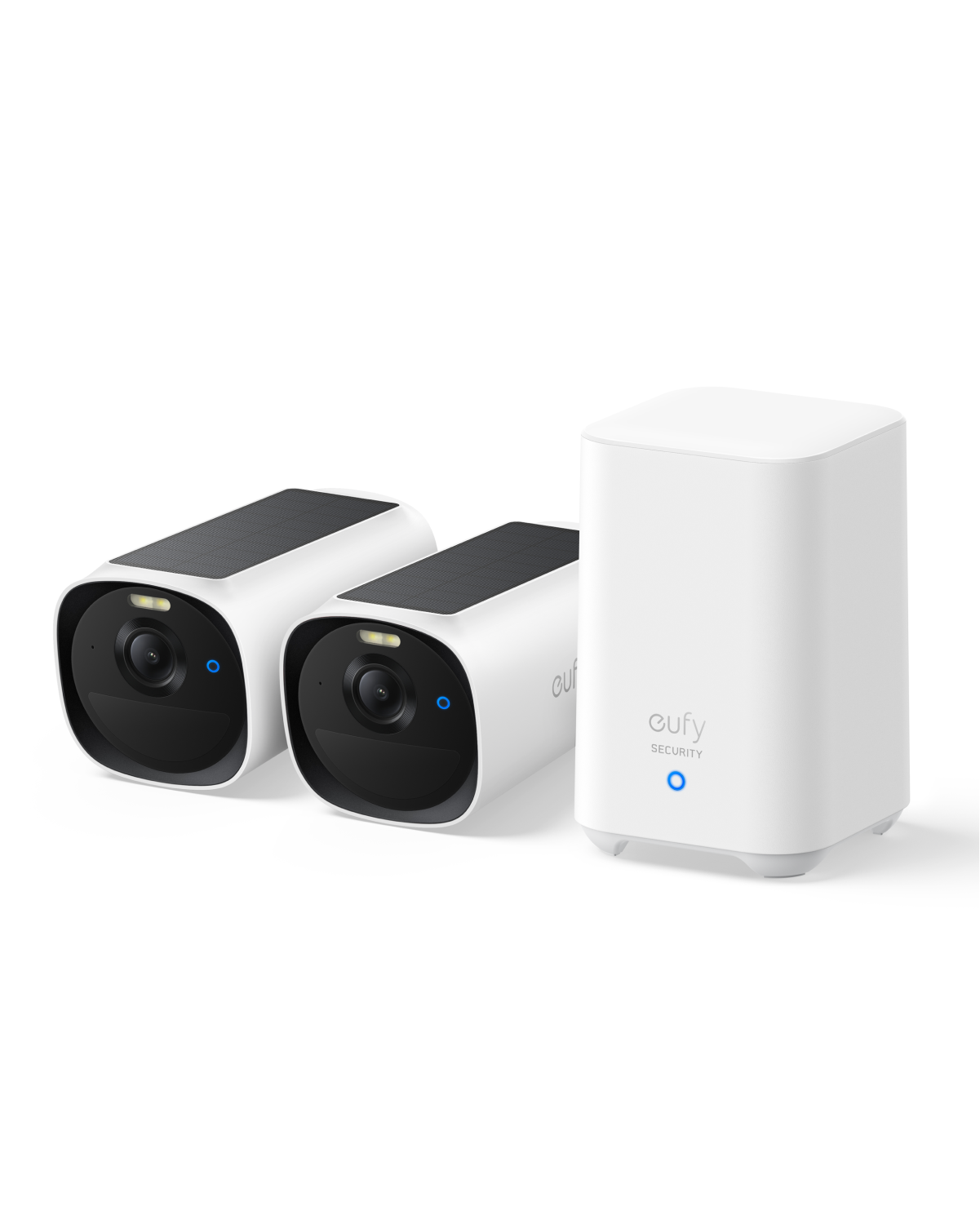 Sistem supraveghere video eufyCam E40 Wireless, MaxColor Night Vision, Set HomeBase 2 + 2 camere 2K QHD