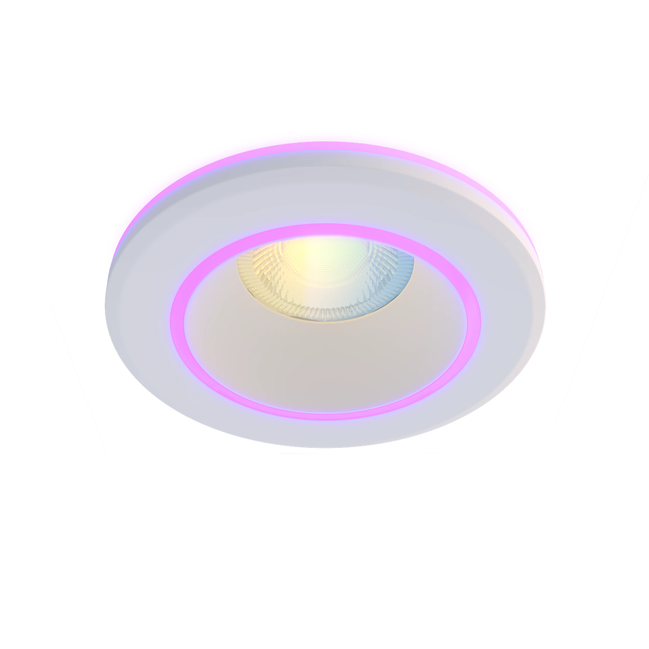 Spot LED Calex Smart Halo 10cm, RGB lumina calda, 6.5W, 340 lm, IP20, clasa G, Alb