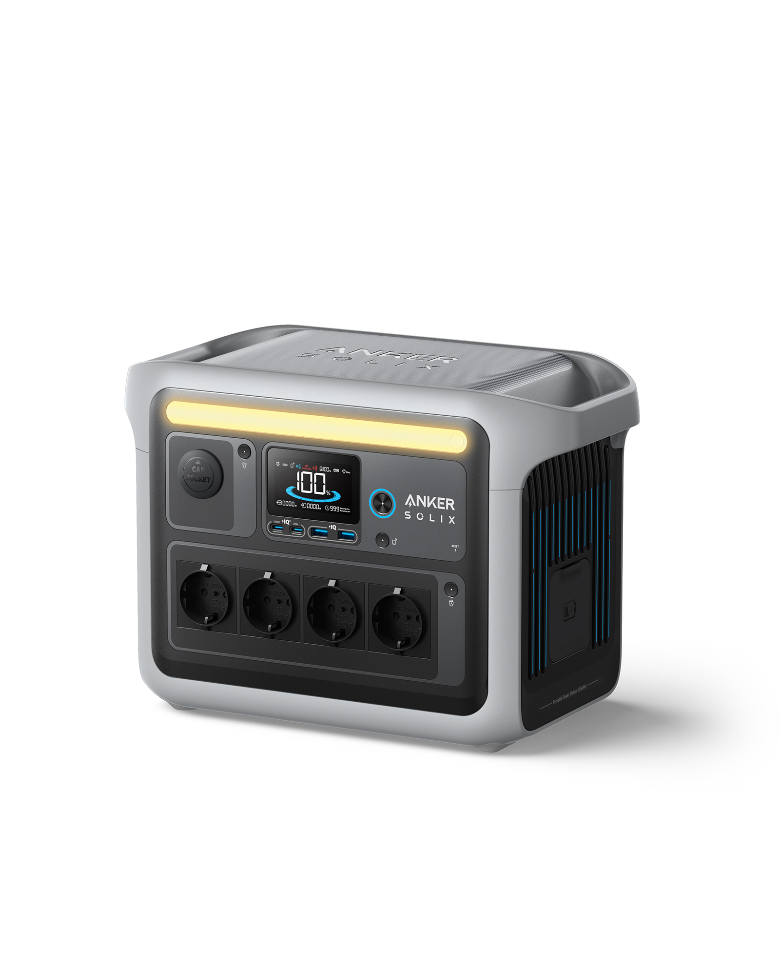 Statie de alimentare portabila Anker Solix C1000X, 1056Wh, LiFeP04, 1800W, pentru case, camping, autorulote