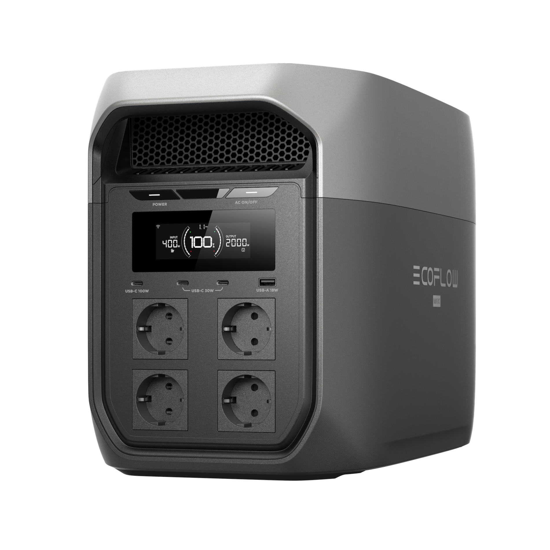 Statie de incarcare portabila EcoFlow Delta 3 Max 2048Wh, 2400W