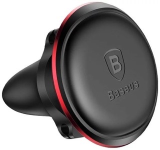Suport auto Baseus Magnetic Air Vent, Rotire 360 grade, Rosu