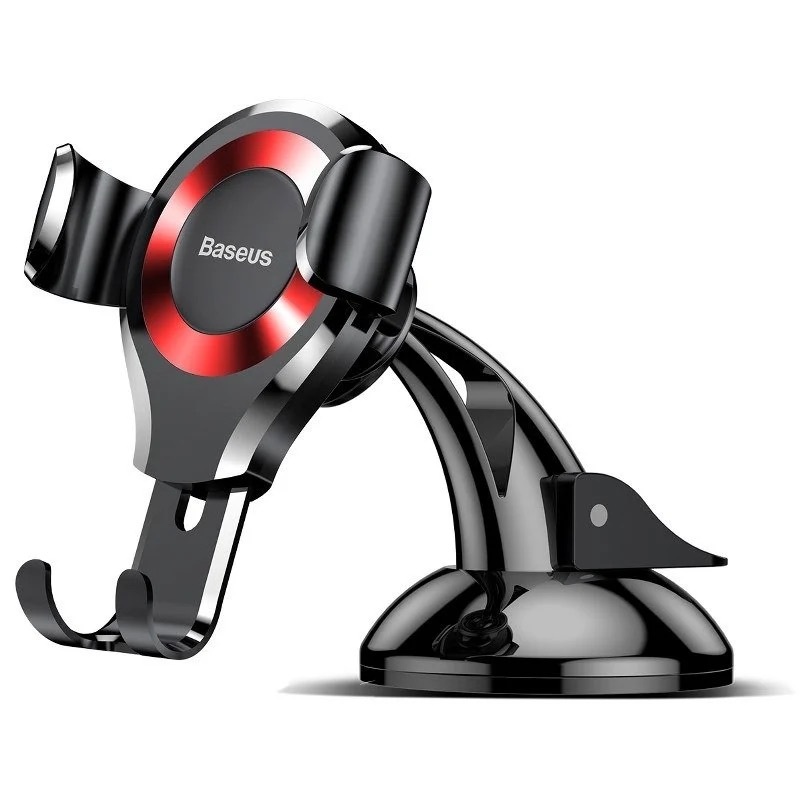 Suport auto Baseus Osculum Type Gravity, Negru/Rosu