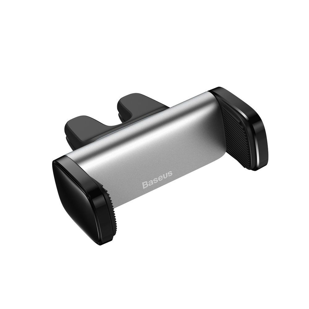 Suport auto Baseus Steel Cannon, prindere in, Grila de ventilatie, Rotire 360 grade, Argintiu