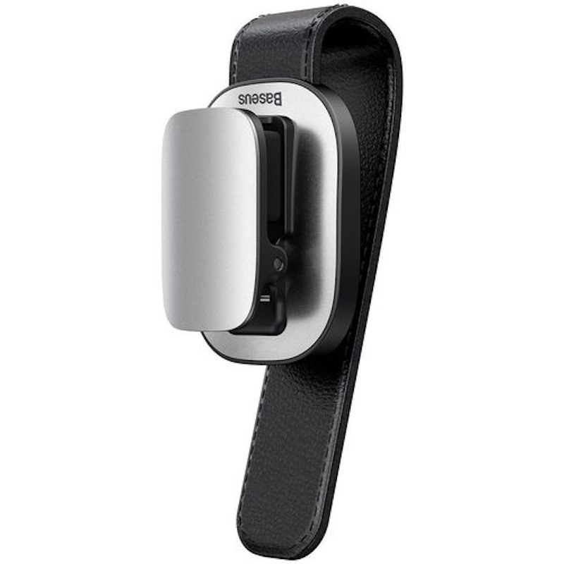 Suport auto pentru ochelari Baseus Platinum, cu clema, Argintiu