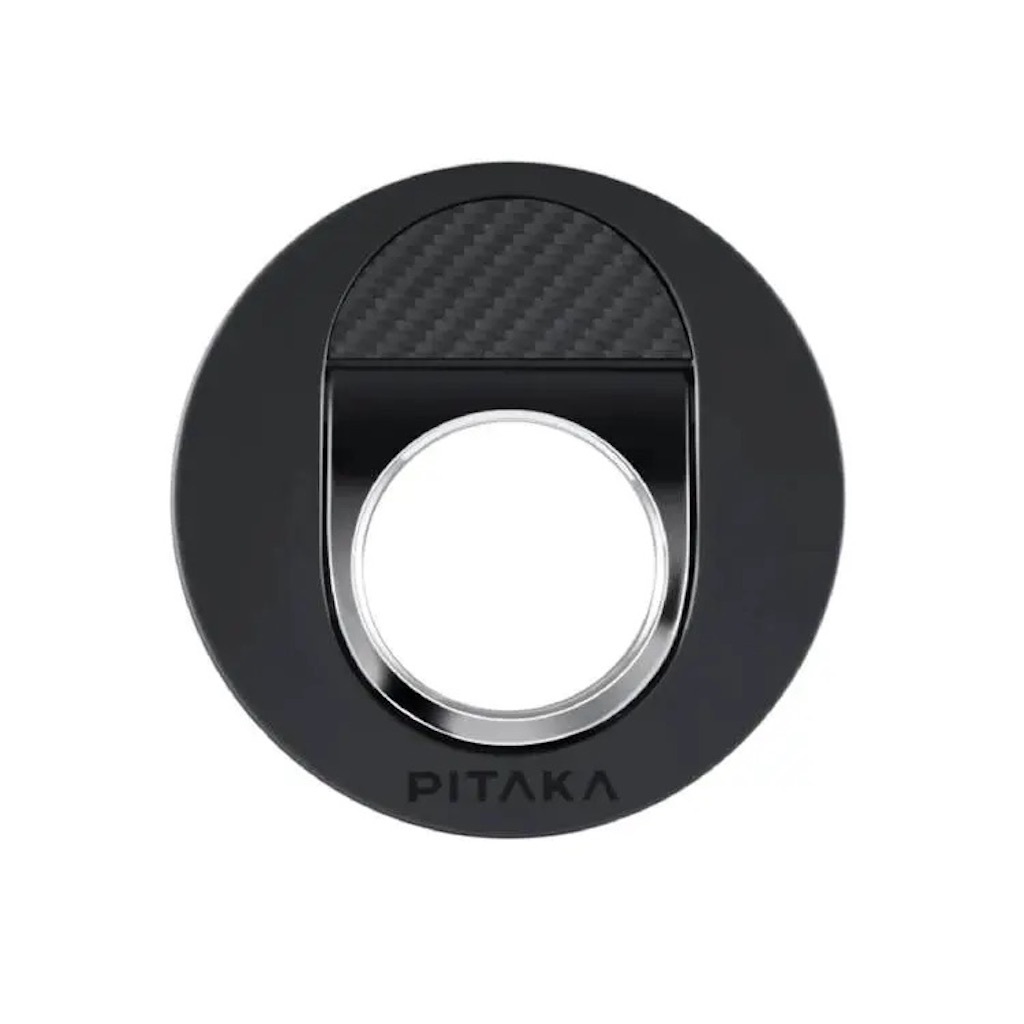 Suport inel Pitaka MagEZ Grip 2 600D, Compatibil cu MagSafe, Negru