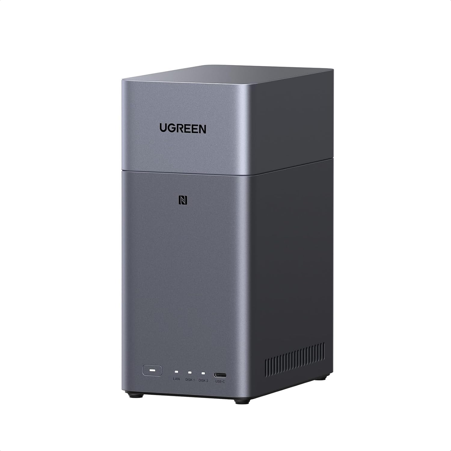 UGREEN Network Attached Storage DH2300 procesor A72+A53 8-Core CPU, 2-Bay, 4GB LPDDR4X, 4K HDMI + cablu HDMI