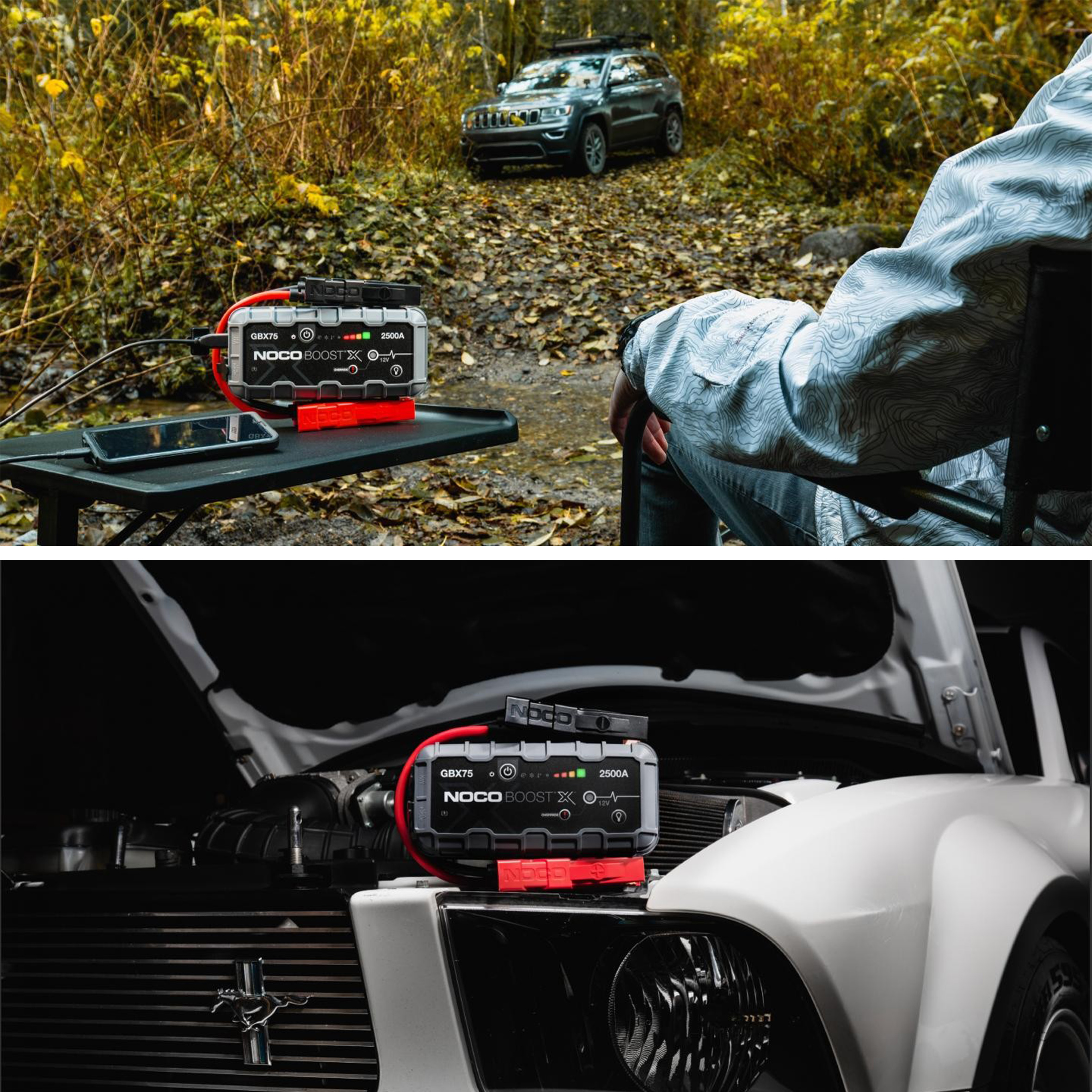 Robot Pornire Auto, Jump Starter Auto 12V Portabil, Curent Pornire 2500A Litiu-Ion, Noco Boost GBX75
