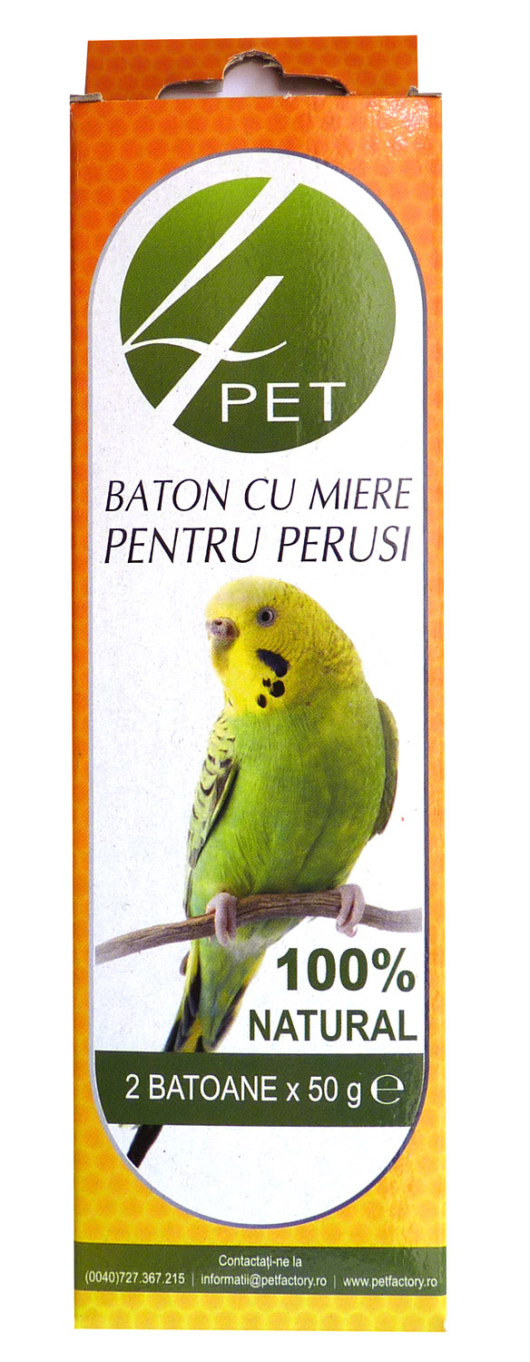 Baton Perusi 4PET Miere 2buc 100g