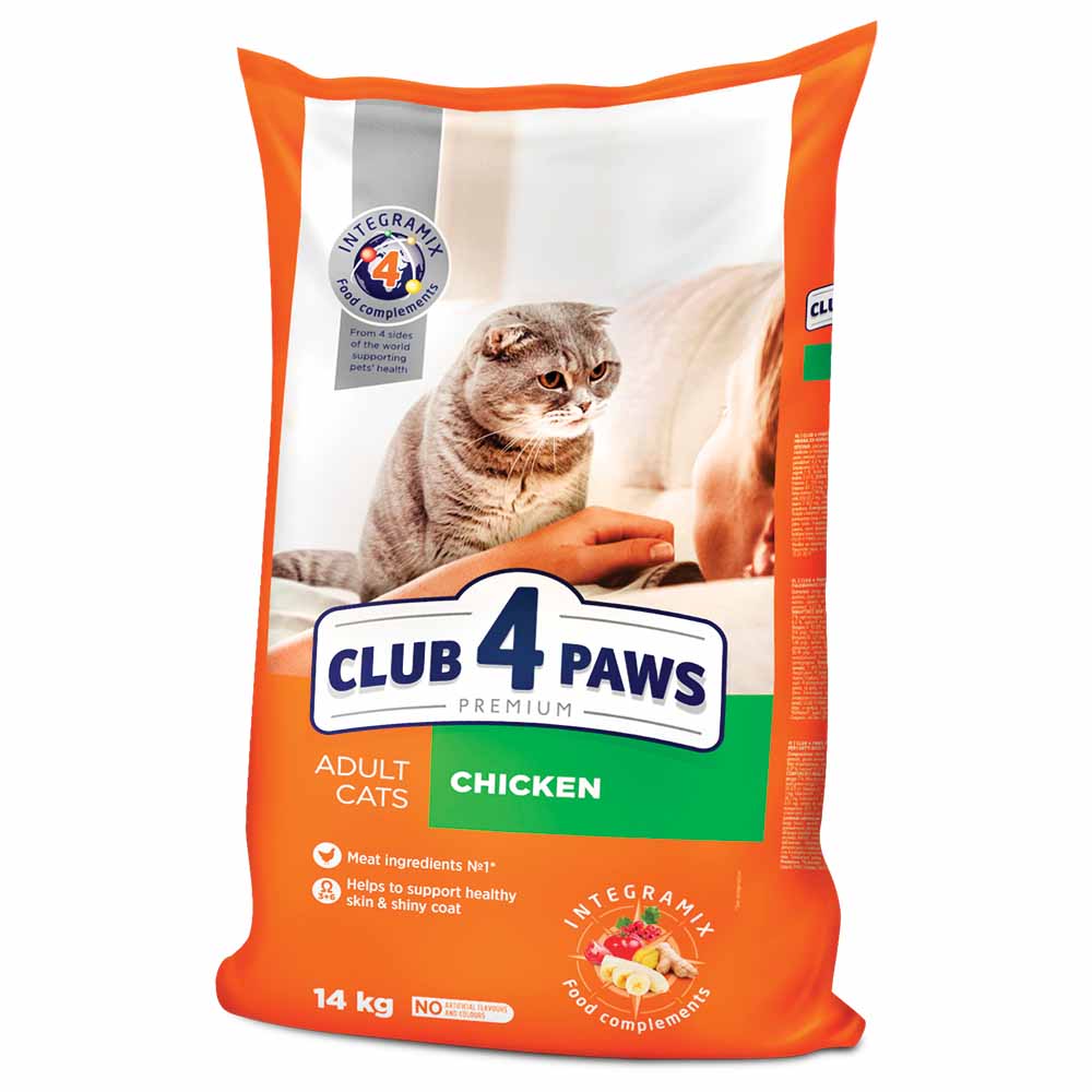 CLUB 4 PAWS Adult cu Pui 14kg Hrana Uscata Pisica 14kg